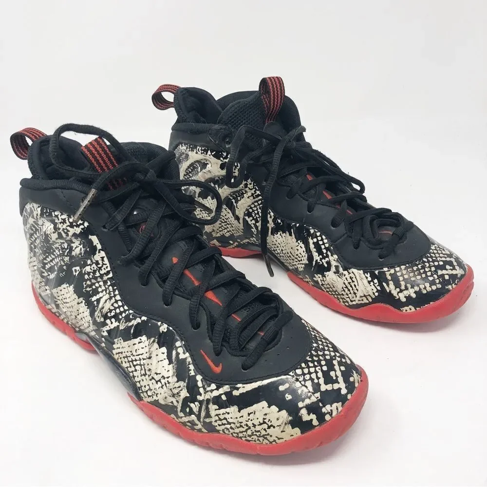 NIKE | Nike Air Foamposite One GS Albino Snakeskin Sneakers RARE Youth Size 7